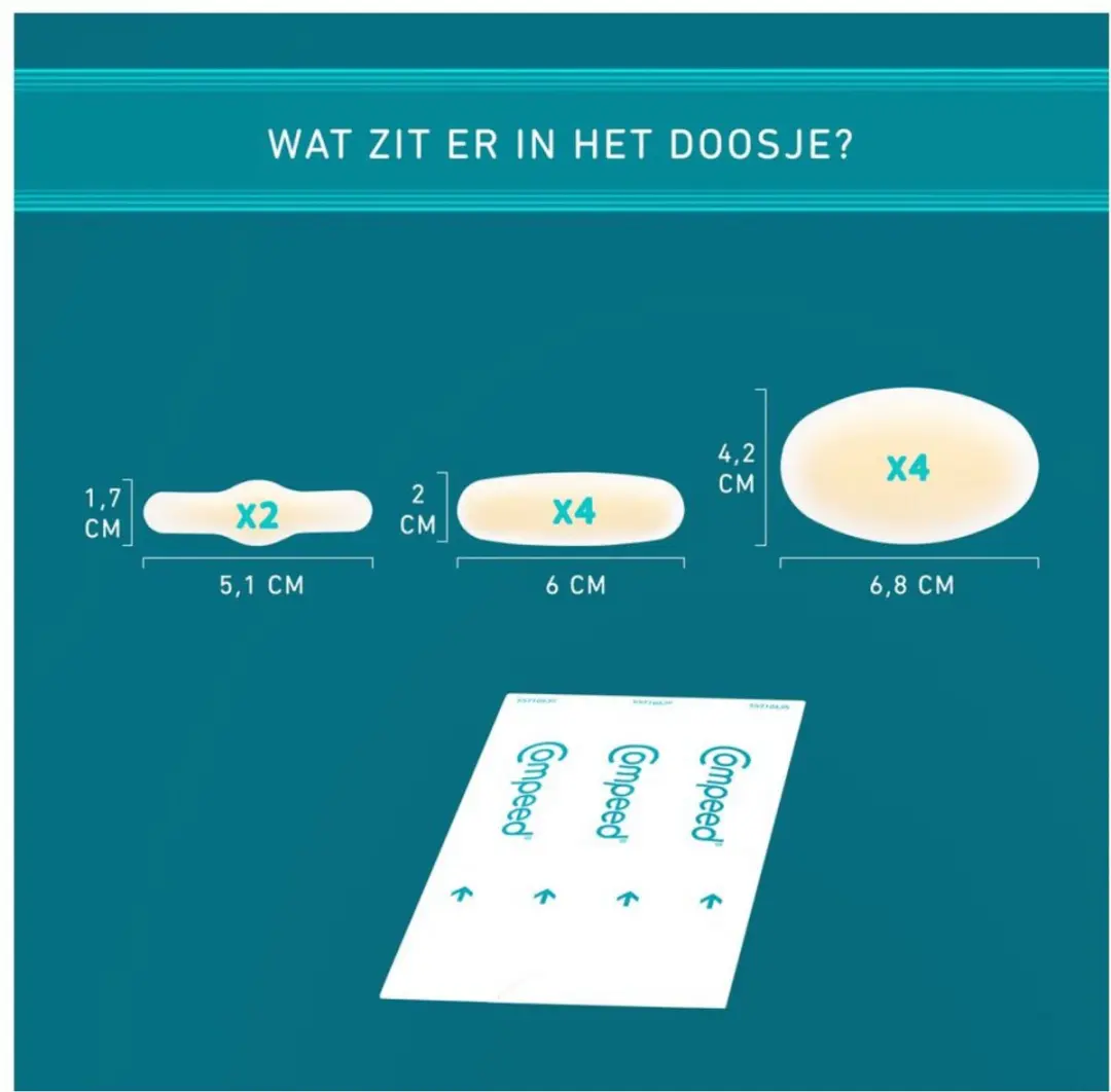 Compeed Pleister Blaren Mixpack - 20 Stuks
