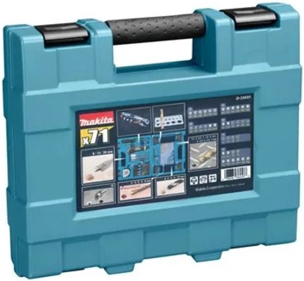 Makita Boor-/Schroefbitset D-33691 - 71-delig