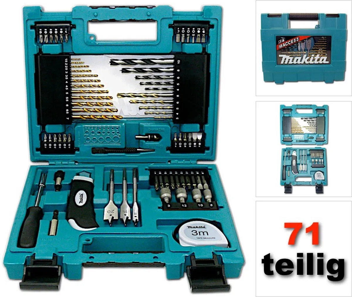 Makita Boor-/Schroefbitset D-33691 - 71-delig