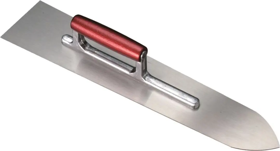 Het Melkmeisje Vloerspaan Spits 80x110x500mm - Rood/Zilver