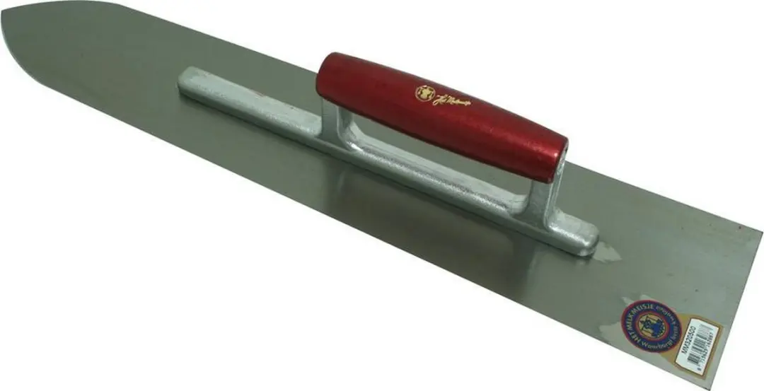 Het Melkmeisje Vloerspaan Spits 80x110x500mm - Rood/Zilver