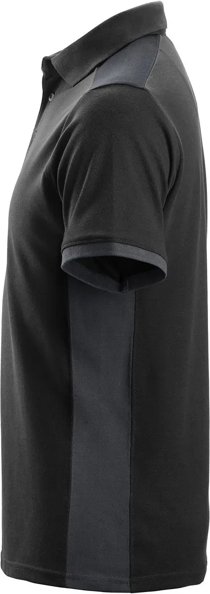 Snickers 2715 AllroundWork Polo Shirt - S - Zwart/Staal Grijs