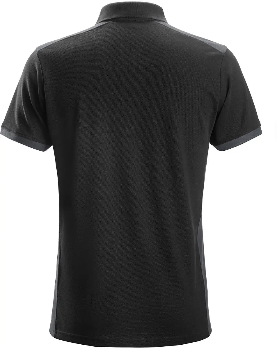Snickers 2715 AllroundWork Polo Shirt - S - Zwart/Staal Grijs