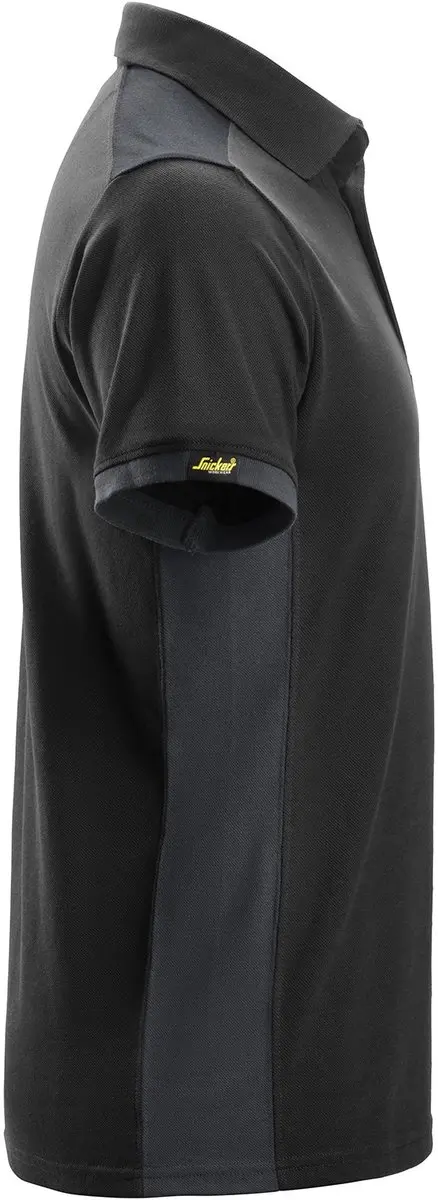 Snickers 2715 AllroundWork Polo Shirt - S - Zwart/Staal Grijs
