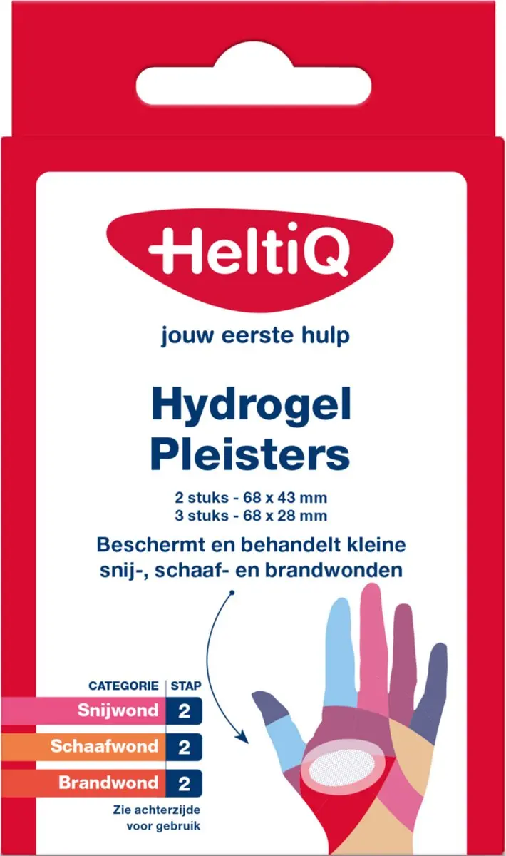 HeltiQ Brandwondenpleister - 5 Stuks - afbeelding 6 van 6