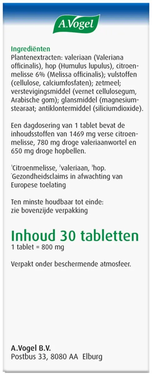 A.Vogel Dormeasan Nachtrust 3-in-1 - 60 Tabletten