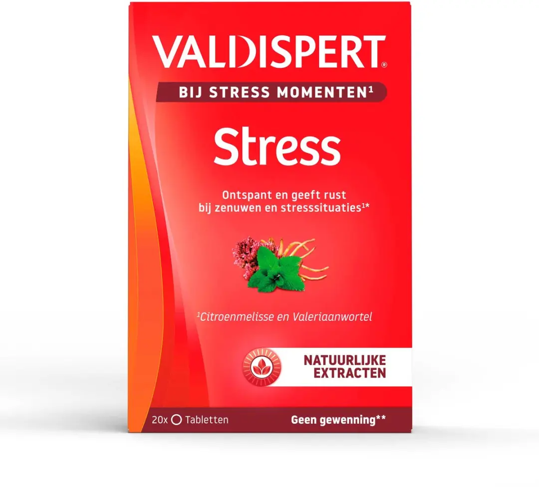 Valdispert Stress Citroenmelisse 20 Tabletten