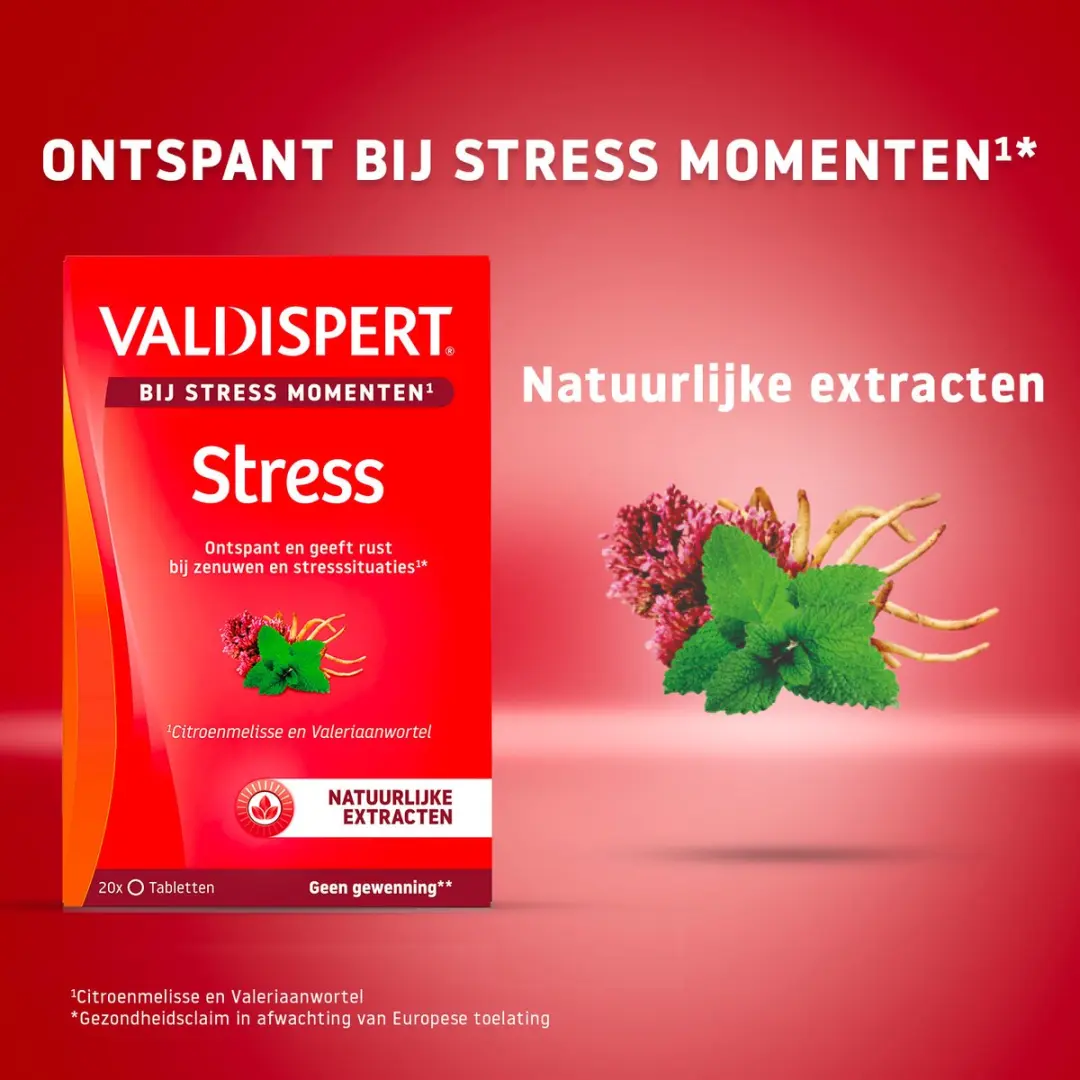 Valdispert Stress Citroenmelisse 20 Tabletten