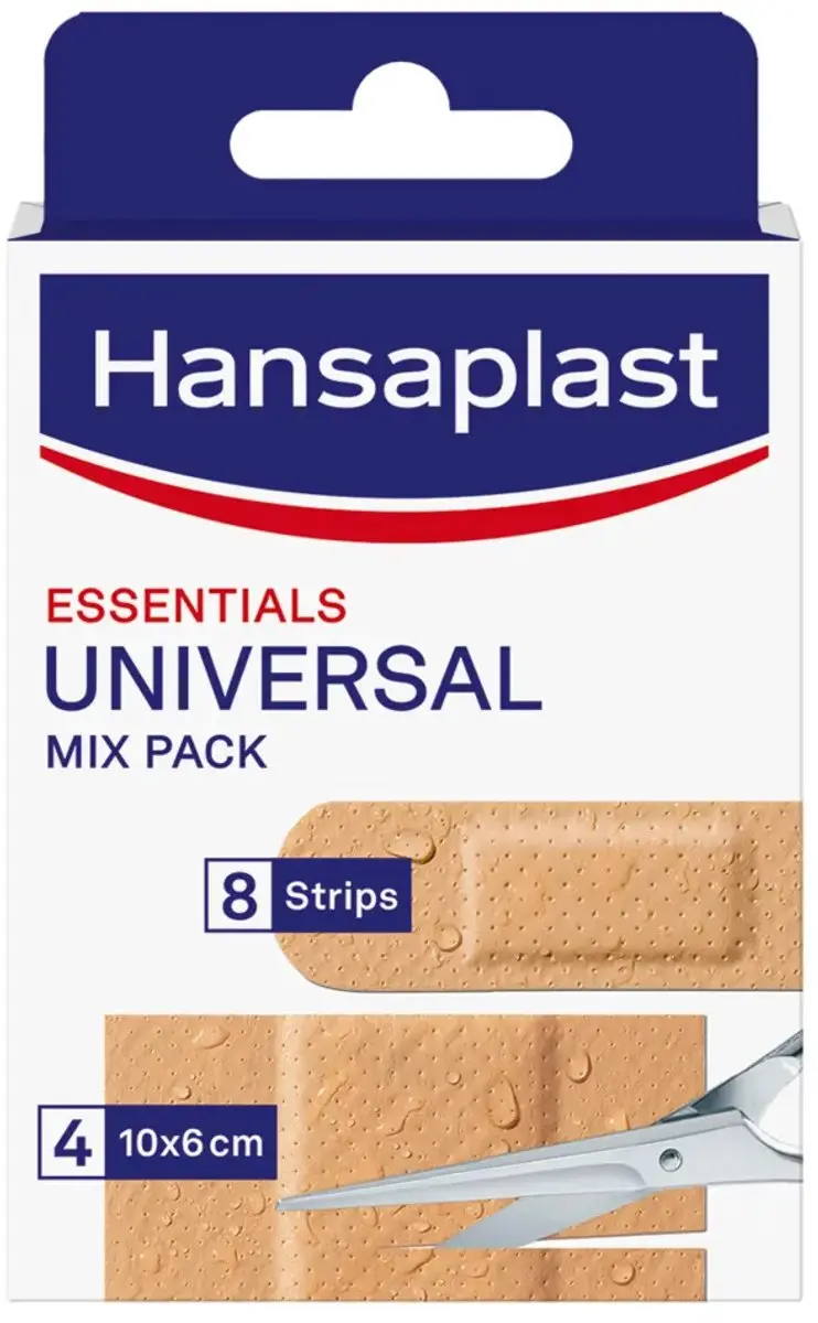 Hansaplast Essentials Universal Mix Pleisters - 12 Stuks