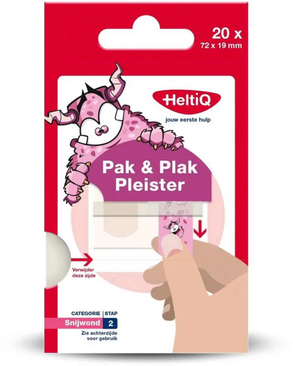 Heltiq Pak & Plak Pleisters Roze