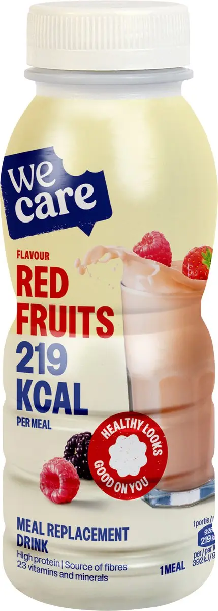 weCare Rode Vruchten Maaltijdvervanger - 8x236ml