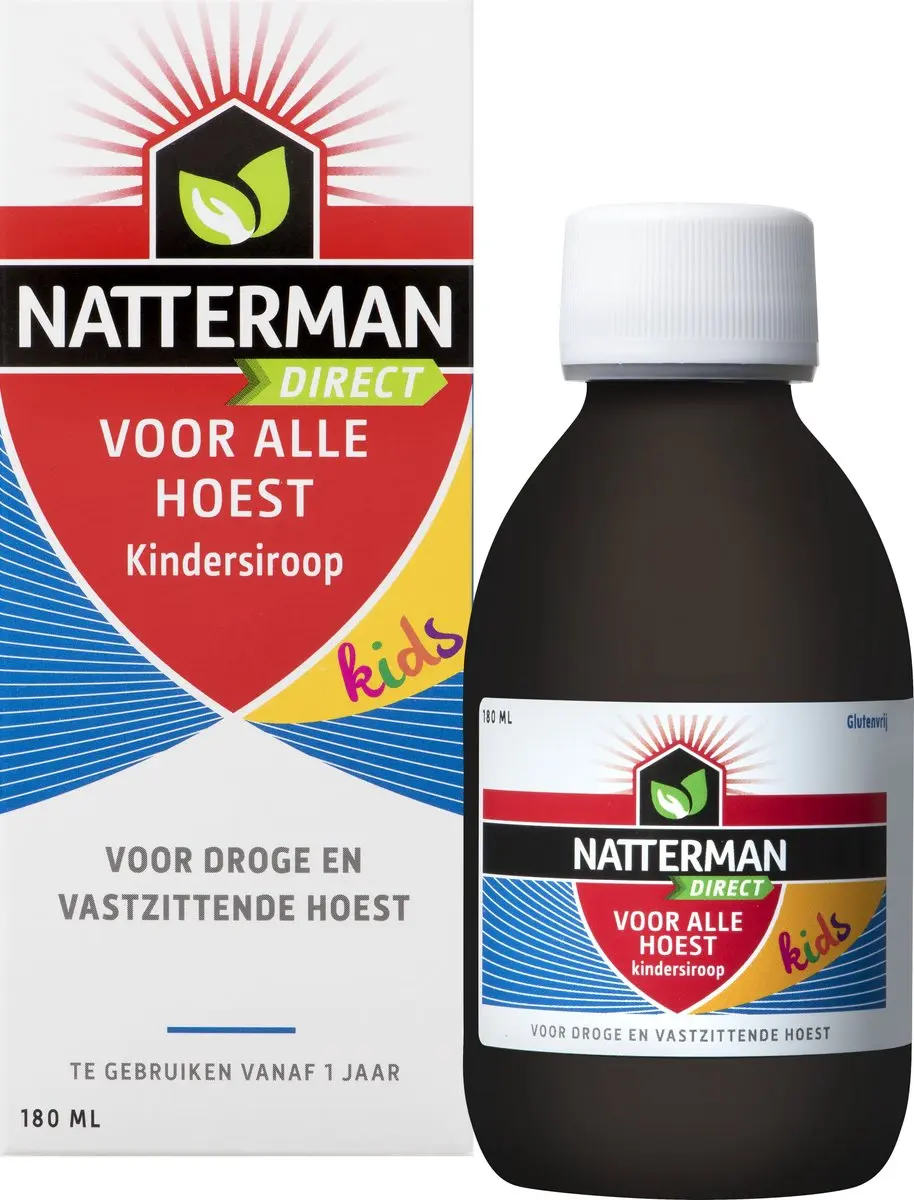 Natterman Direct Voor Alle Hoest Drank 180ml