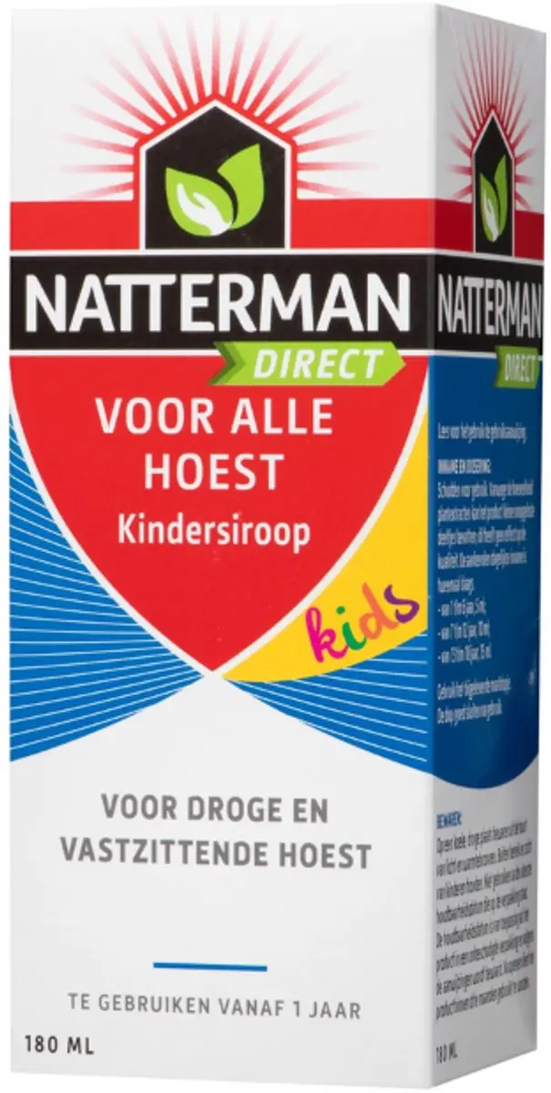 Natterman Direct Voor Alle Hoest Drank 180ml