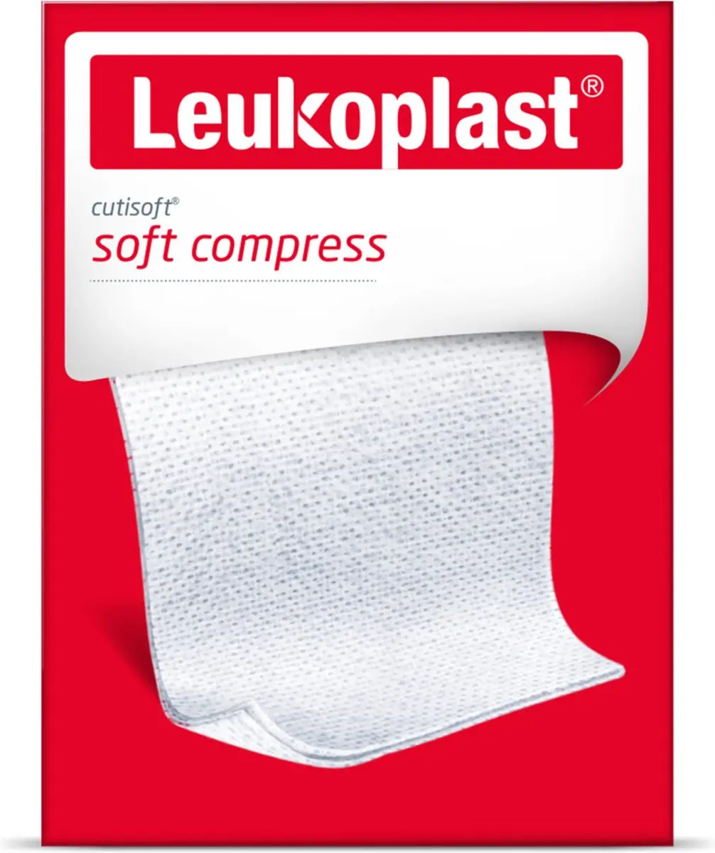 Leukoplast Cutisoft Verbandgaas 7,5x7,5cm