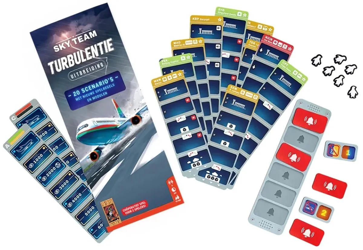 999 Games Sky Team Turbulentie Uitbreiding 999-SKT02