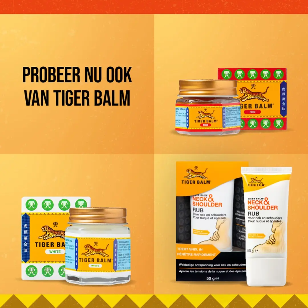 Tiger Balm Rood Spierbalsem 30g