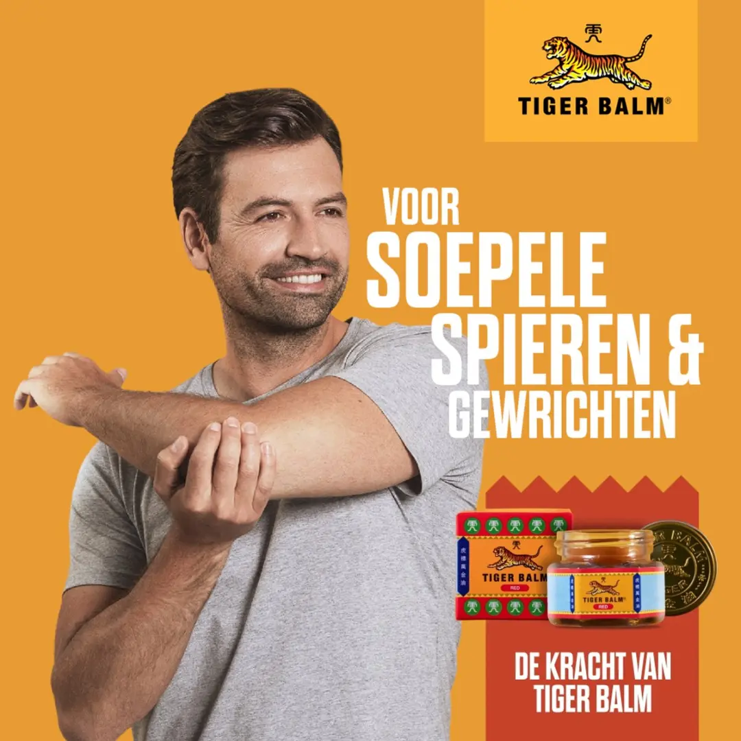 Tiger Balm Rood Spierbalsem 30g