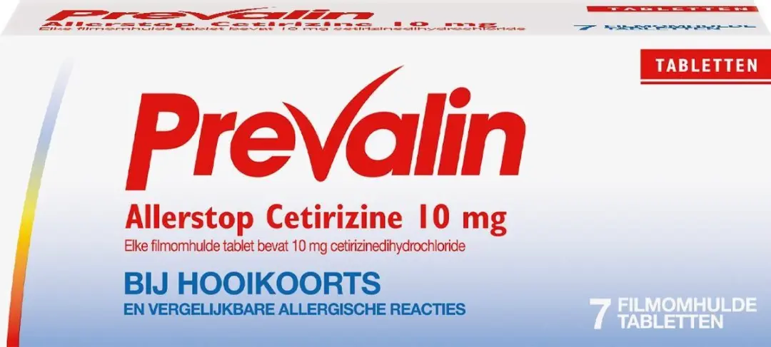Prevalin Allerstop Cetirizine 10mg Allergietabletten