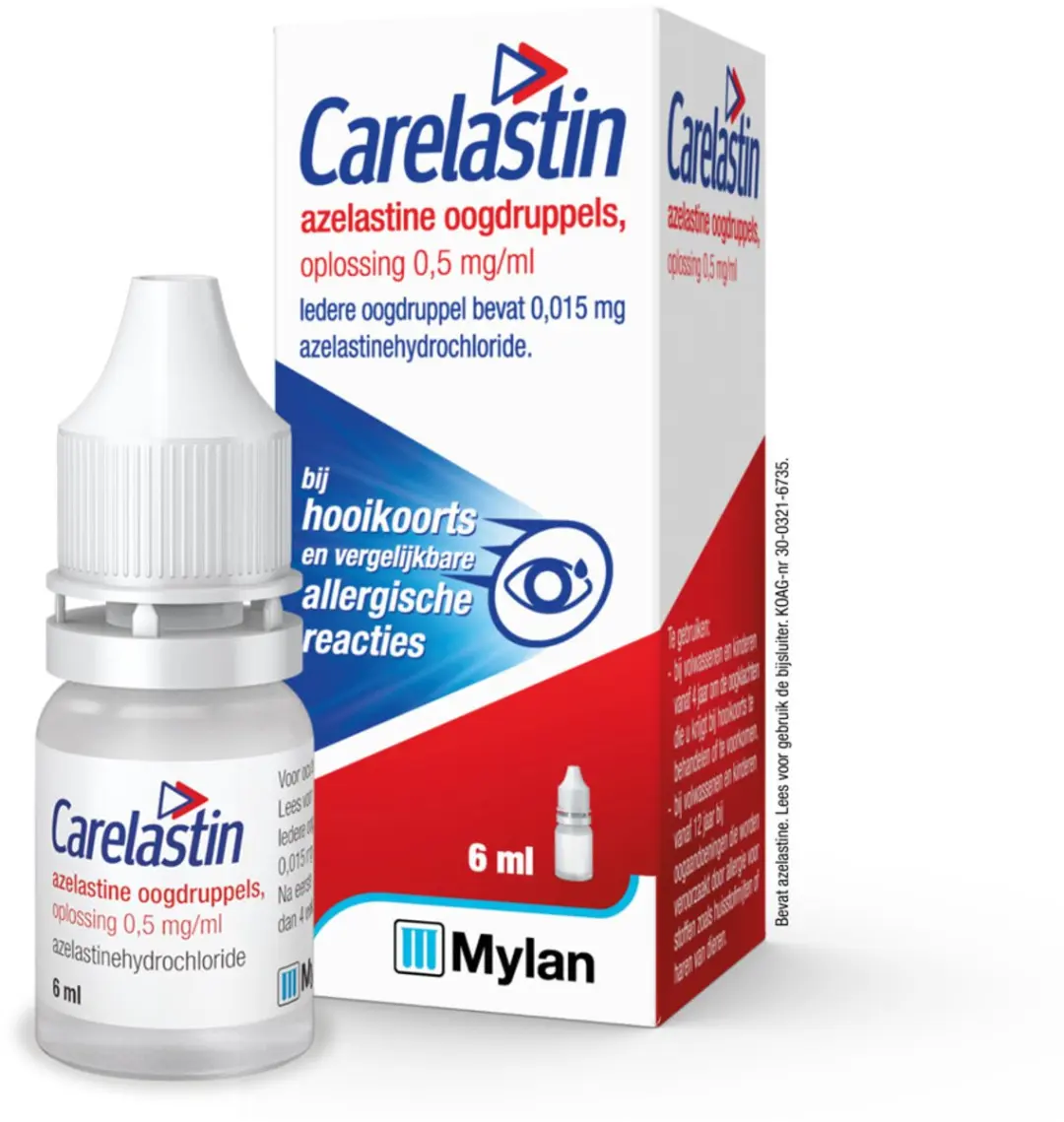 Carelastin Oogdruppels bij Hooikoorts - 2x6ml