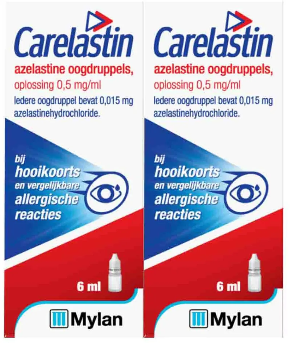 Carelastin Oogdruppels bij Hooikoorts - 2x6ml