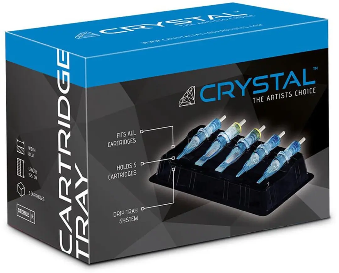 Crystal Cartridge Trays - 50 Stuks - Zwart
