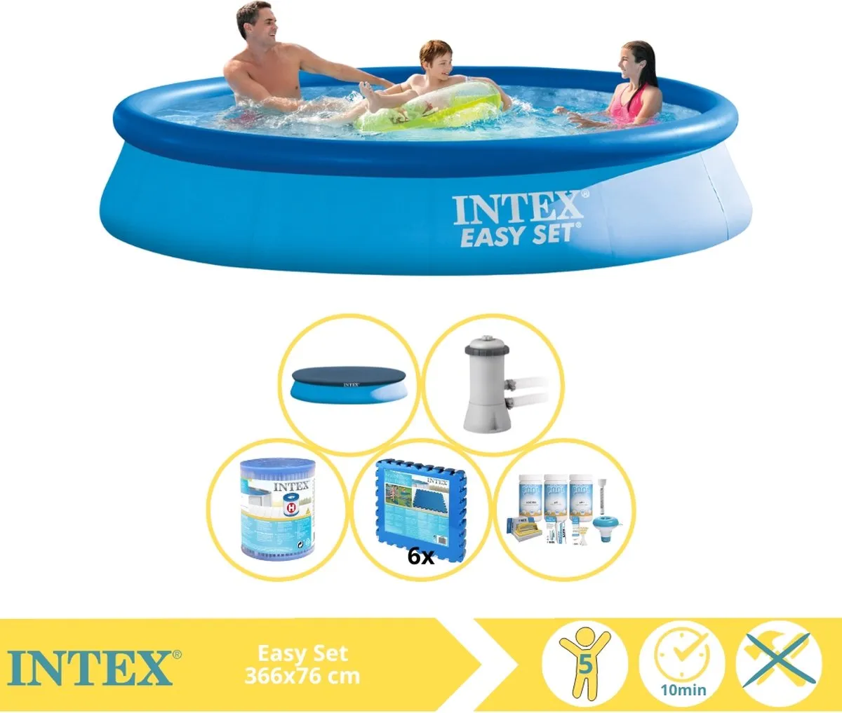 Intex Easy Set Zwembad 366x76cm