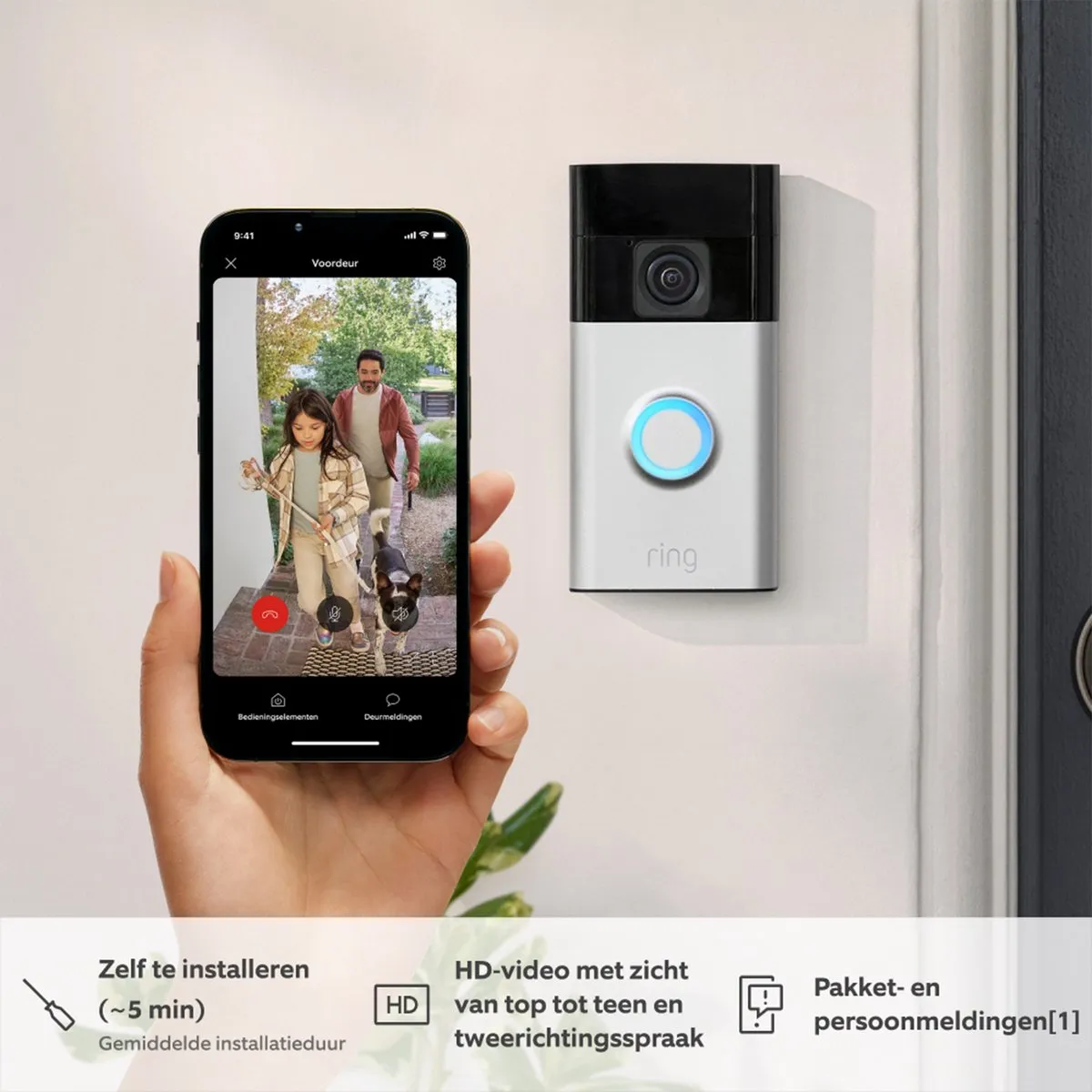 Ring Battery Video Doorbell 2e Gen - Zilver