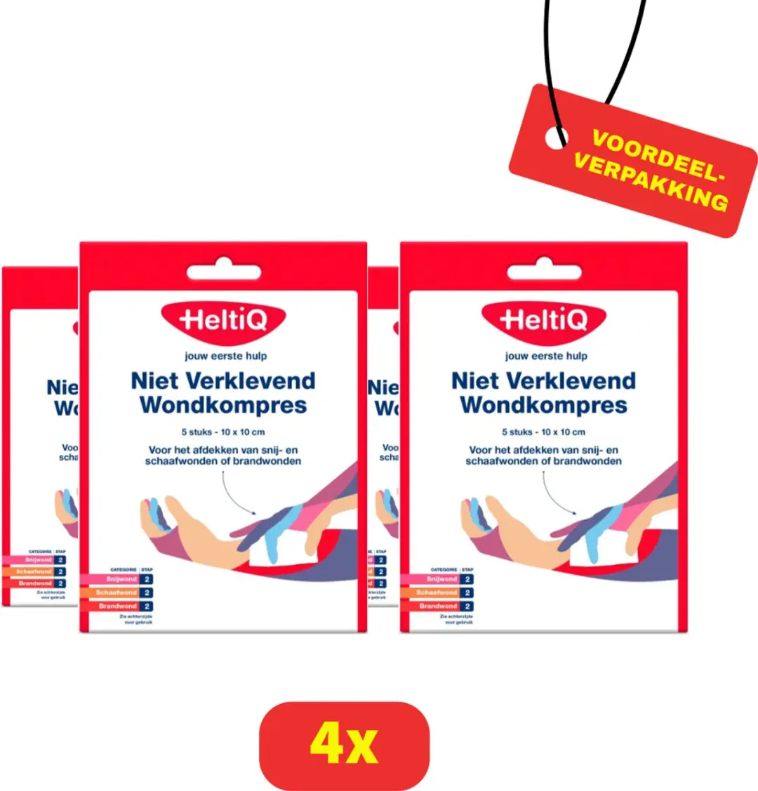 Heltiq Wondkompres 10x10cm