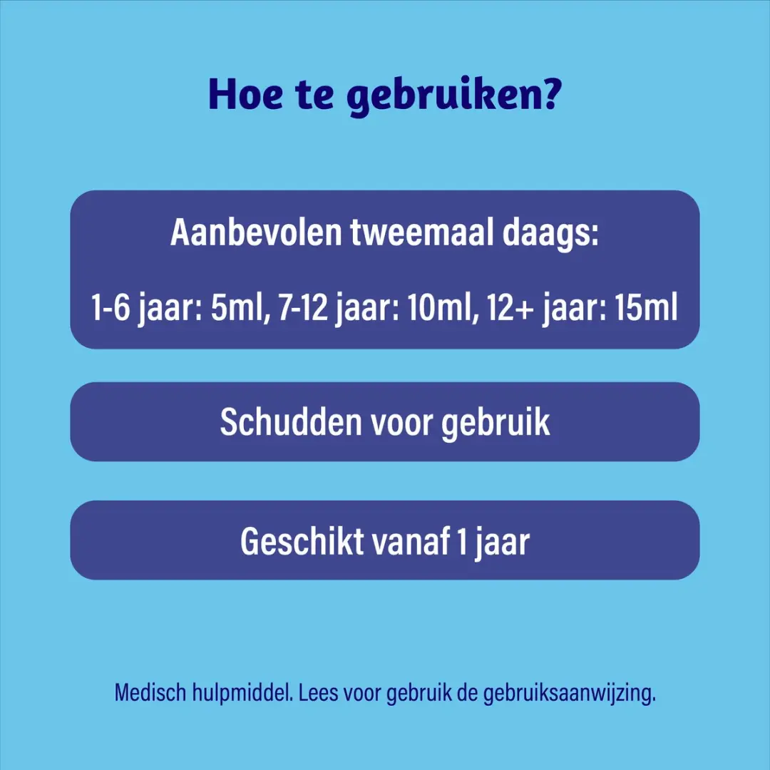 Dampo Kids Kindersiroop Alle Hoest + Vrije Luchtwegen 100ml