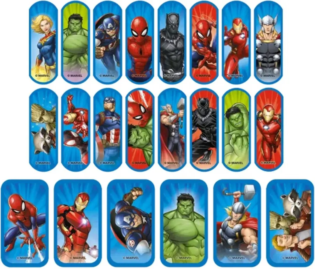 Hansaplast Kids Marvel Pleisters - 20 Stuks - Meerkleurig