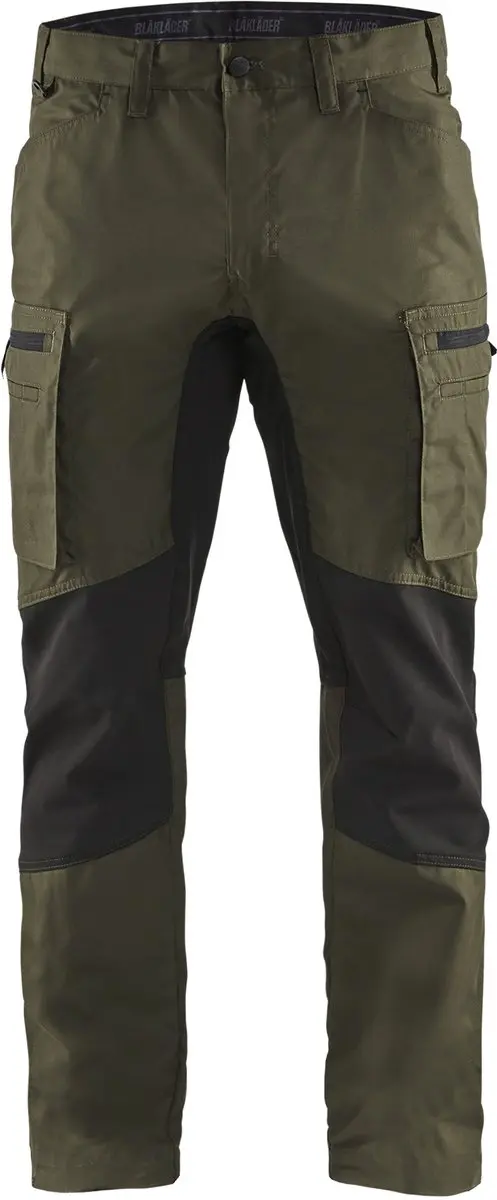 Blåkläder Service Werkbroek 1459-1845 - D84 Groen/Zwart