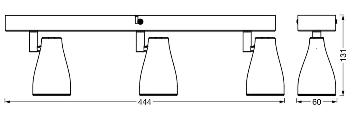 LEDVANCE LED Spot PEAR 12.9W 630lm - Warm wit