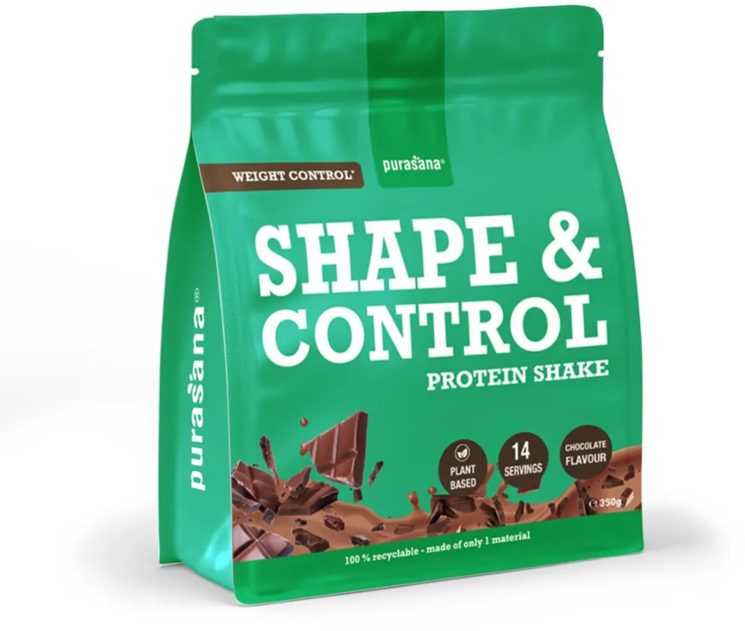 Purasana Shape & Control Vegan Protein Chocolade - 2x350g