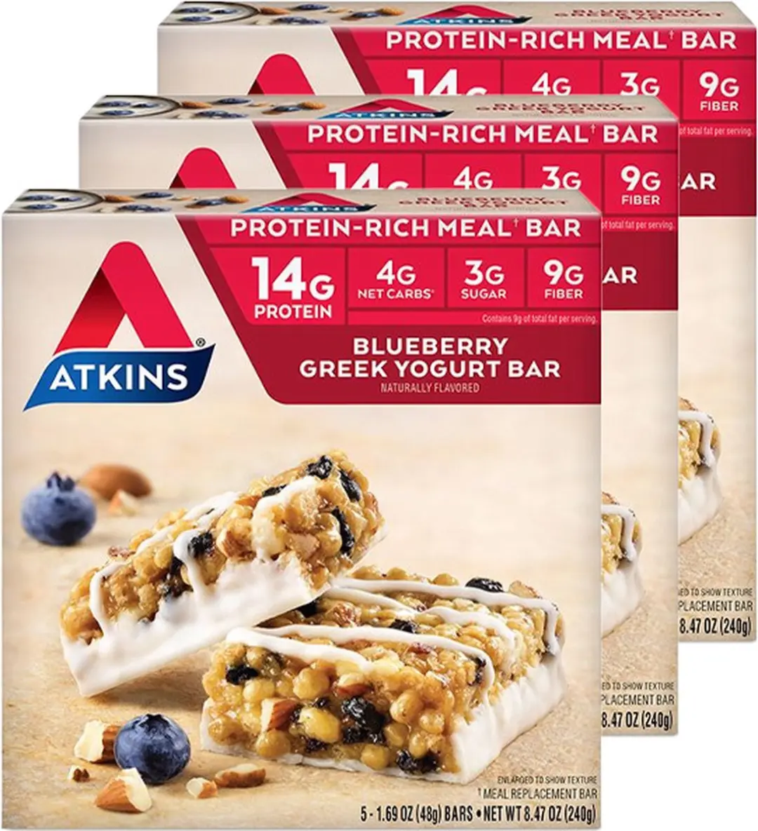 Atkins High Protein Bar Blueberry Greek Yoghurt