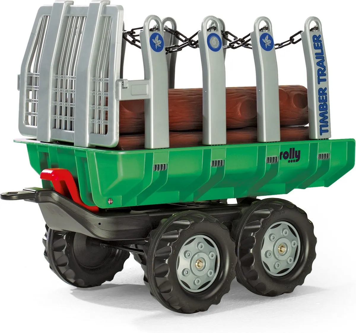 Rolly Toys Aanhanger Boomstammen 122158 - Groen