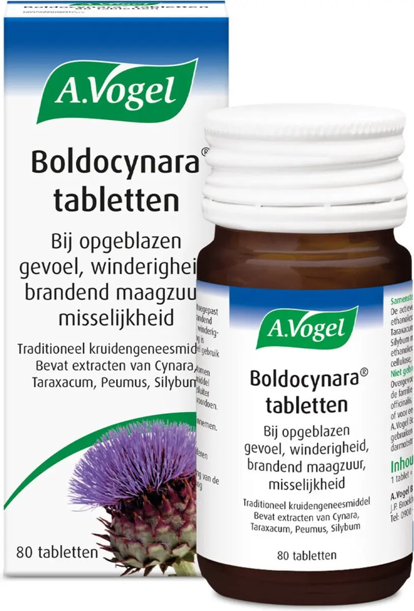 A.Vogel Boldocynara Tabletten 80 Stuks