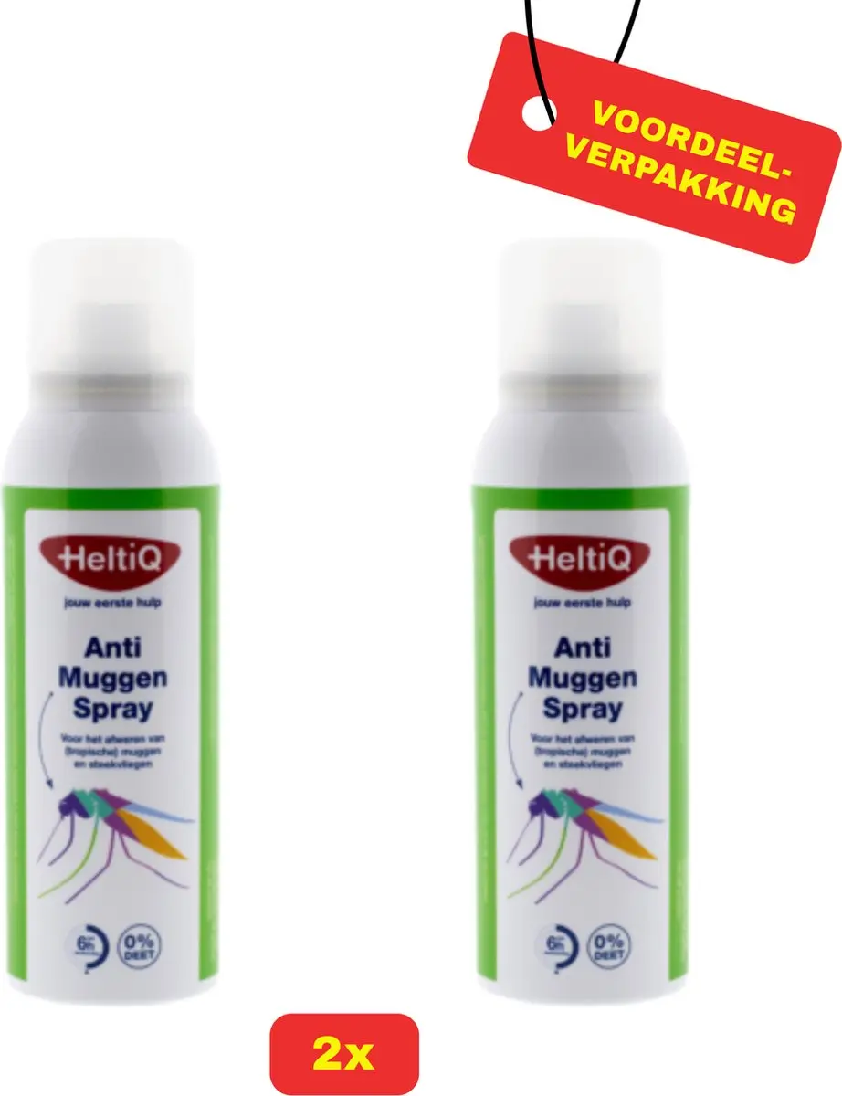 HeltiQ Anti-Muggenspray 2x100ml