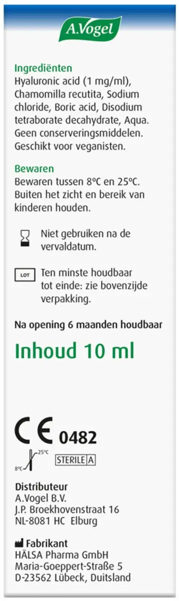 A.Vogel Pollinosan Hooikoorts Oogdruppels 2x10ml