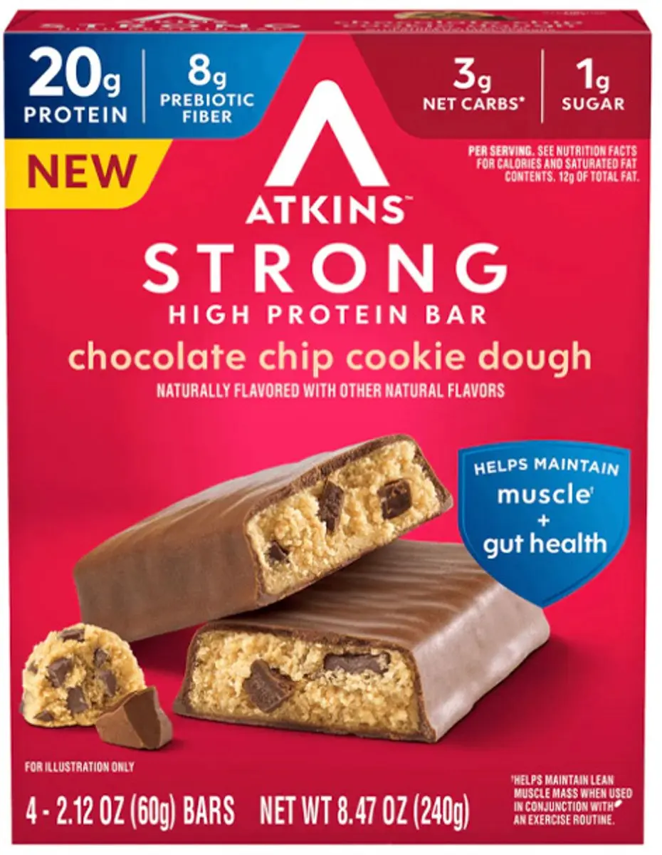 Atkins Strong High Protein Bar Chocolade Chip Cookie Dough