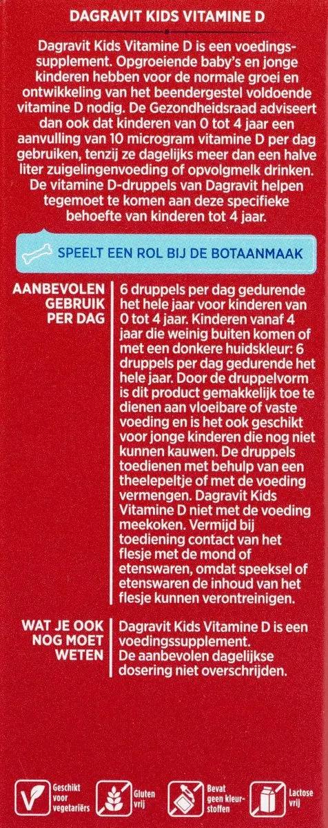 Dagravit Kids Vitamine D Aquosum Nijntje 50ml