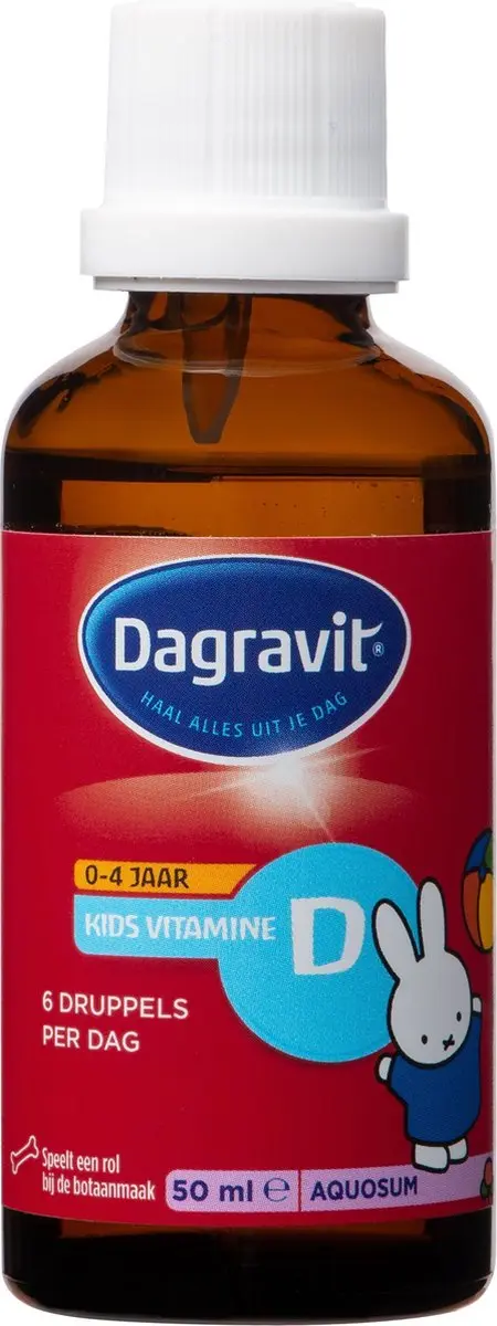 Dagravit Kids Vitamine D Aquosum Nijntje 50ml