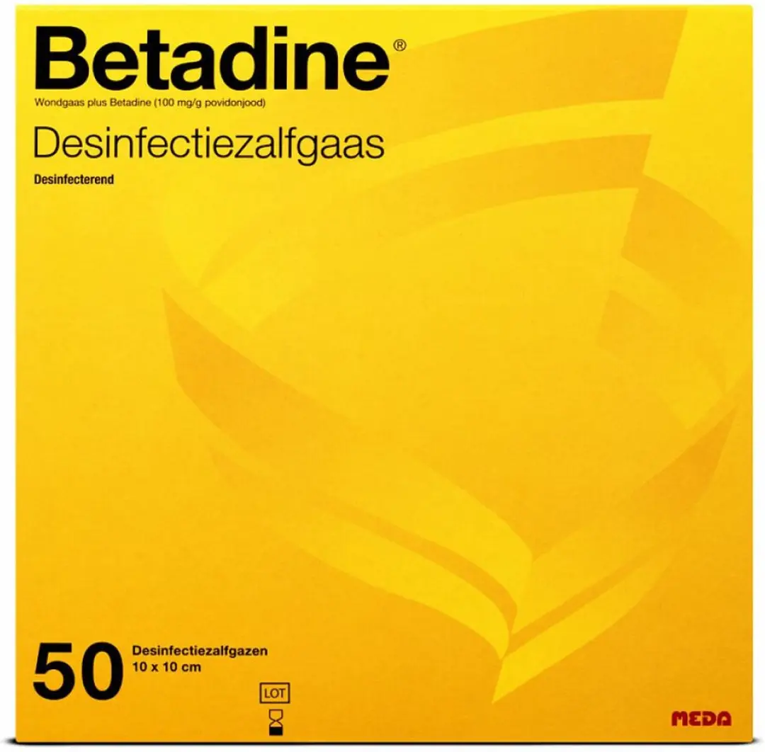 Betadine Zalfgaas 50 Stuks