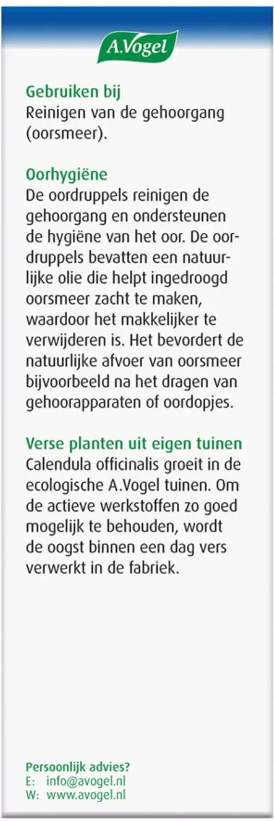 A.Vogel Oorsmeer Druppels - 2x20ml