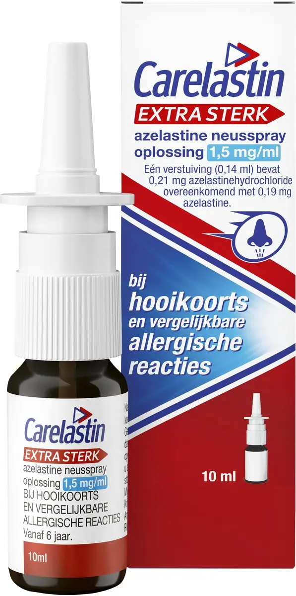 Carelastin Extra Sterk Azelastine Neusspray 10ml