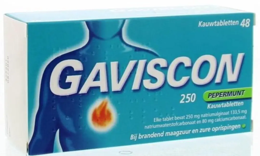 Gaviscon Kauwtabletten Pepermunt - 20 Stuks