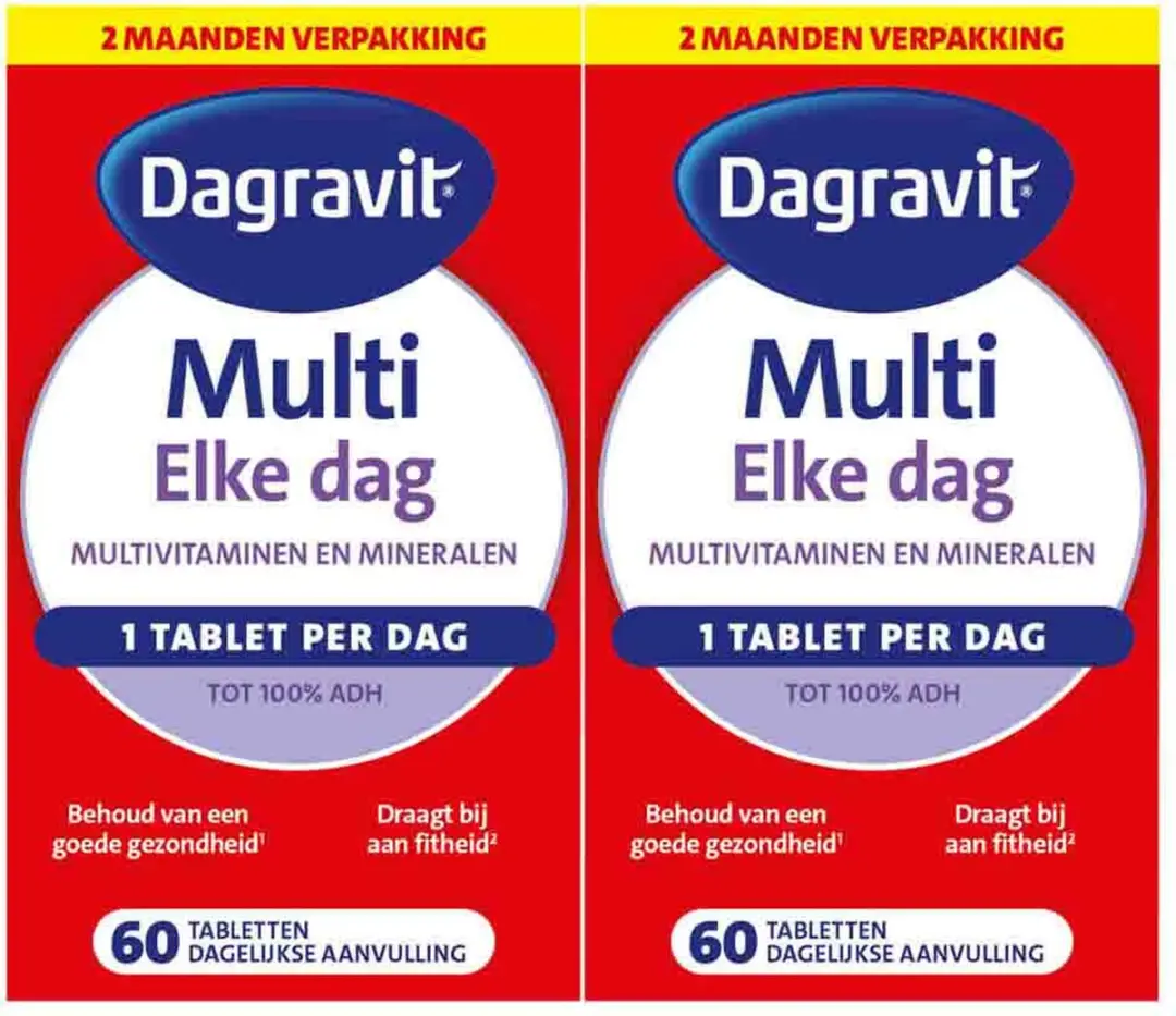 Dagravit Multi Elke Dag 120 tabletten