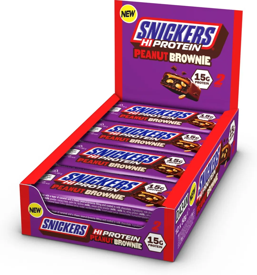 Snickers High Protein Peanut Brownie Repen