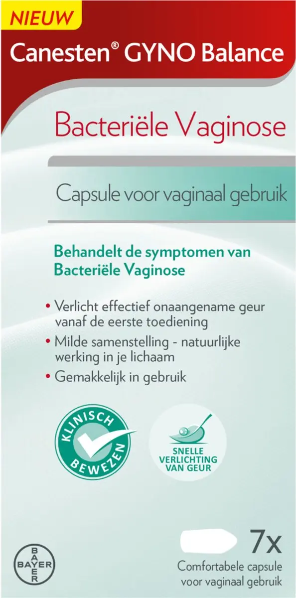 Canesten Gyno Balance 7 Capsules - 7ml