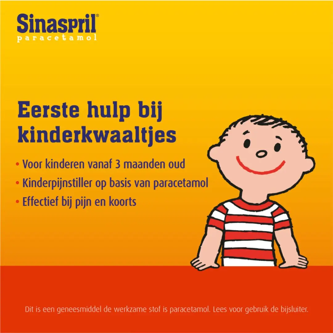 Sinaspril Paracetamol 240mg Zetpil - 20 Stuks