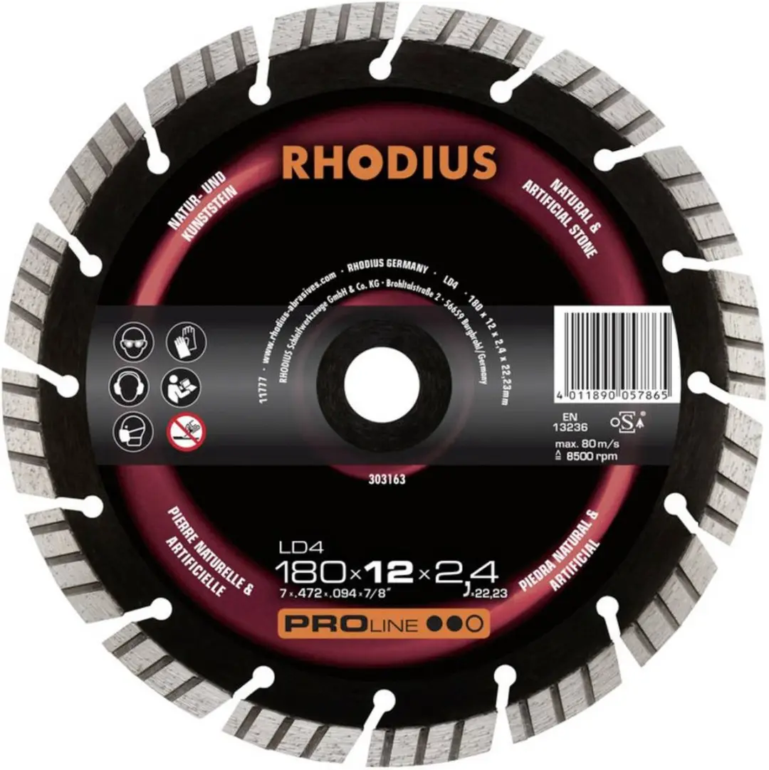 Rhodius LD4 Diamantdoorslijpschijf 303164
